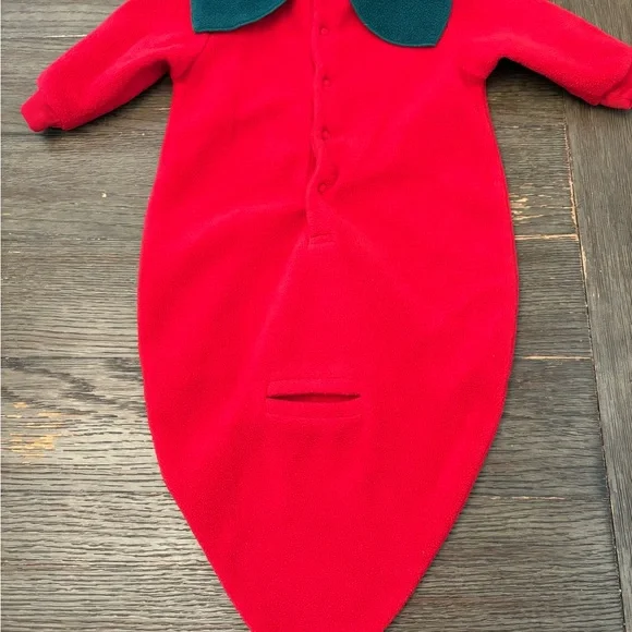 Red infant size 6-9 months chili pepper Halloween costume - Picture 4 of 6